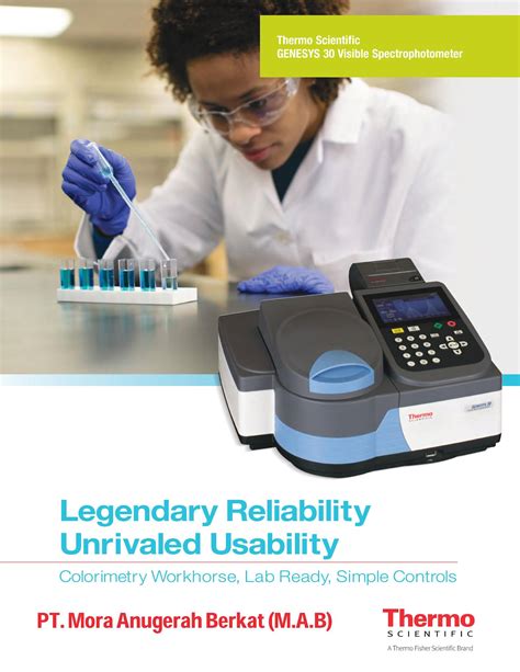 GENESYS 30 Spectrophotometer Brochure